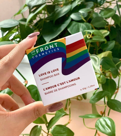 Upfront Cosmetics Unveils Love is Love Shampoo Bar: Supporting Equality and Making a Difference