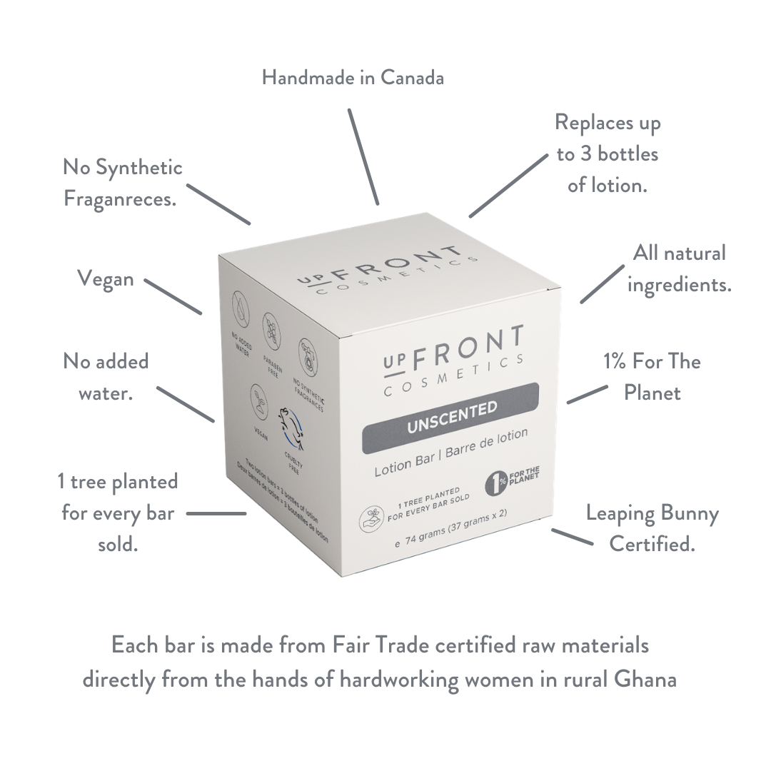 Unscented Lotion Bar Upfront Cosmetics